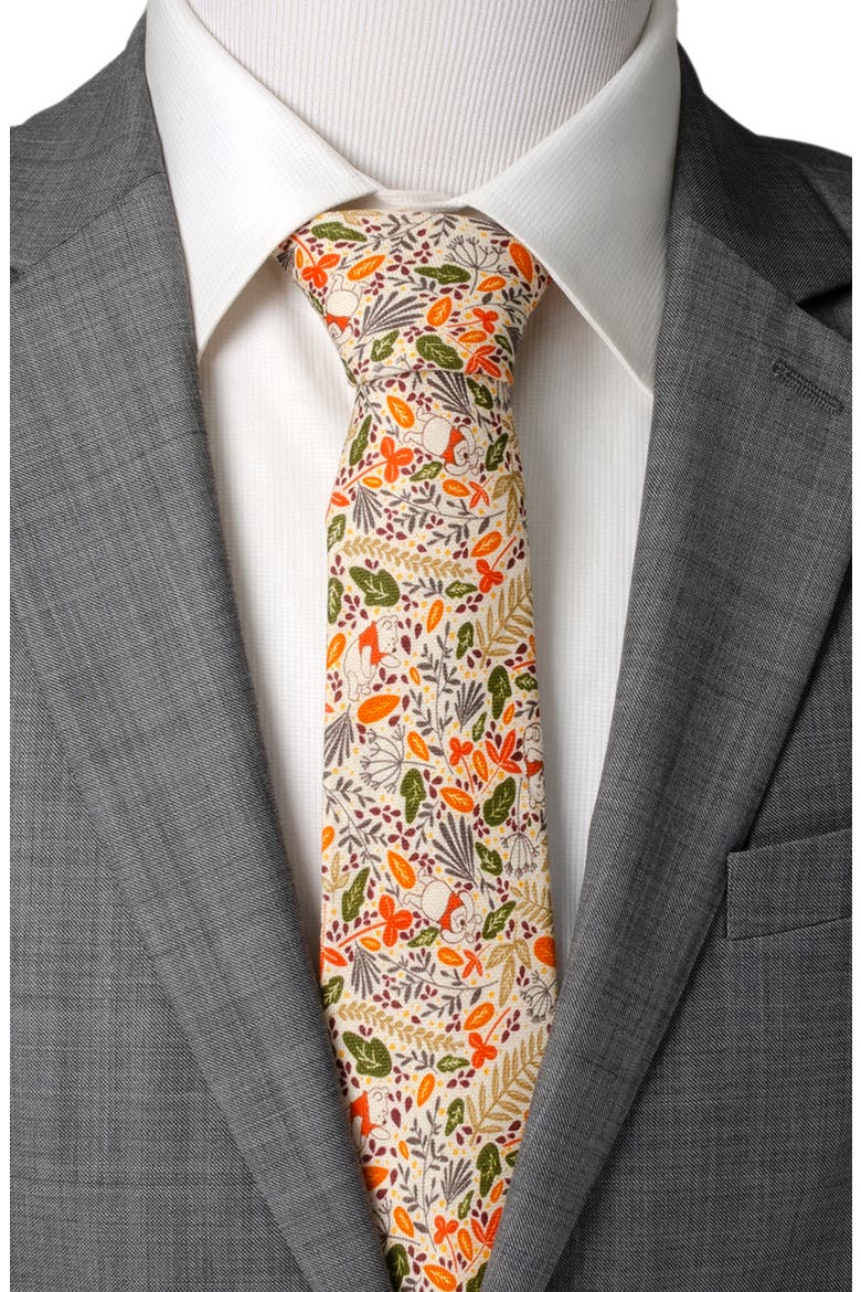 x Disney Winnie the Pooh Linen Tie, Alternate, color, TAN