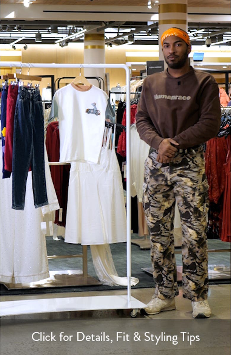 Kids' Dino Racer Appliqué Cotton Graphic T-Shirt, sales video thumbnail