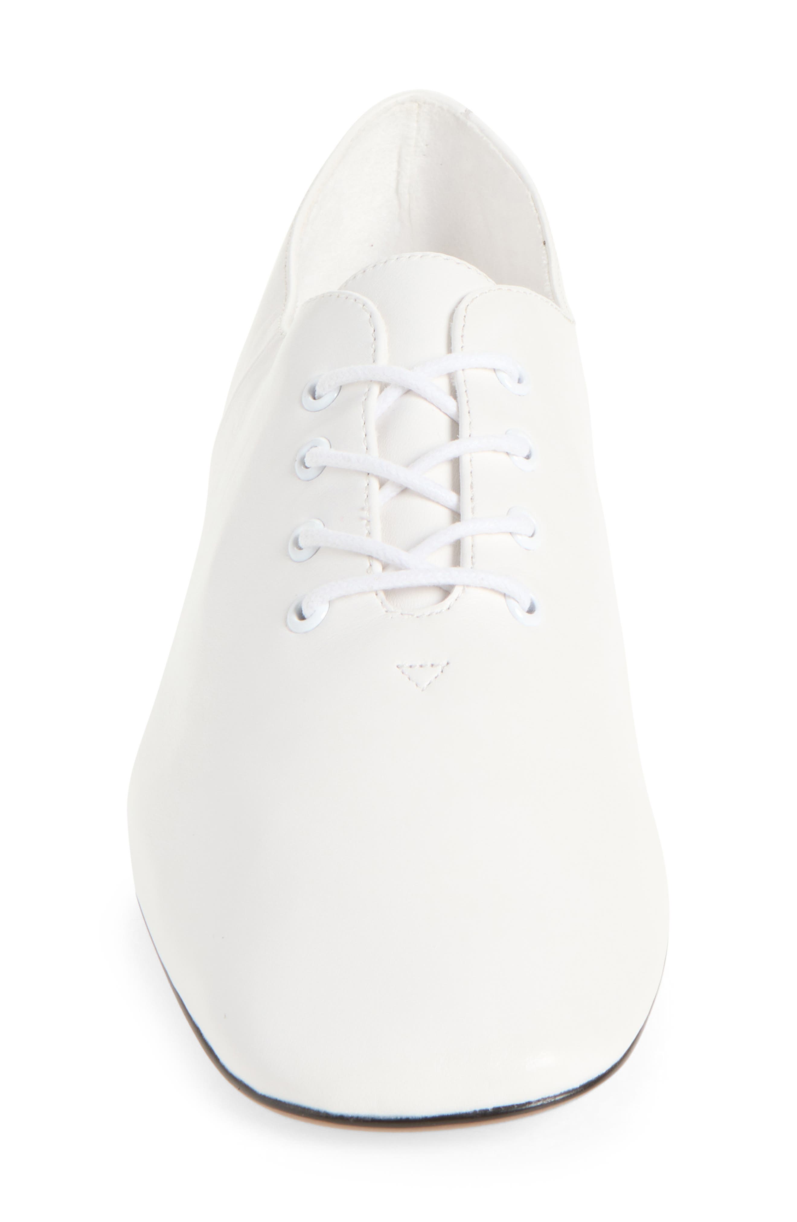 Swingdance Lace-Up Jazz Oxford, Alternate, color, WHITE