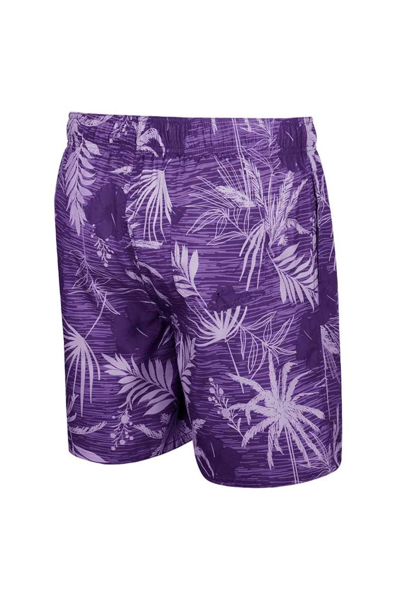 Men's Colosseum Purple LSU Tigers What Else is New Swim Shorts, Alternate, color, Purple
