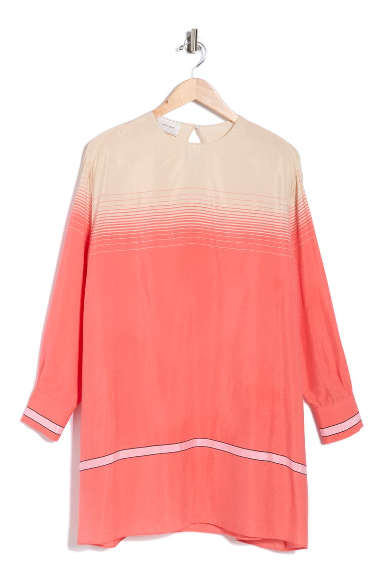 Ombré Dress, Alternate, color, CORAL