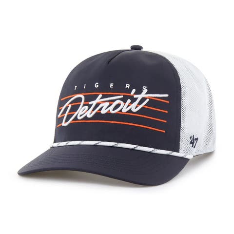 Men's '47 Navy Detroit Tigers Brrr Downburst Mesh Hitch Adjustable Hat