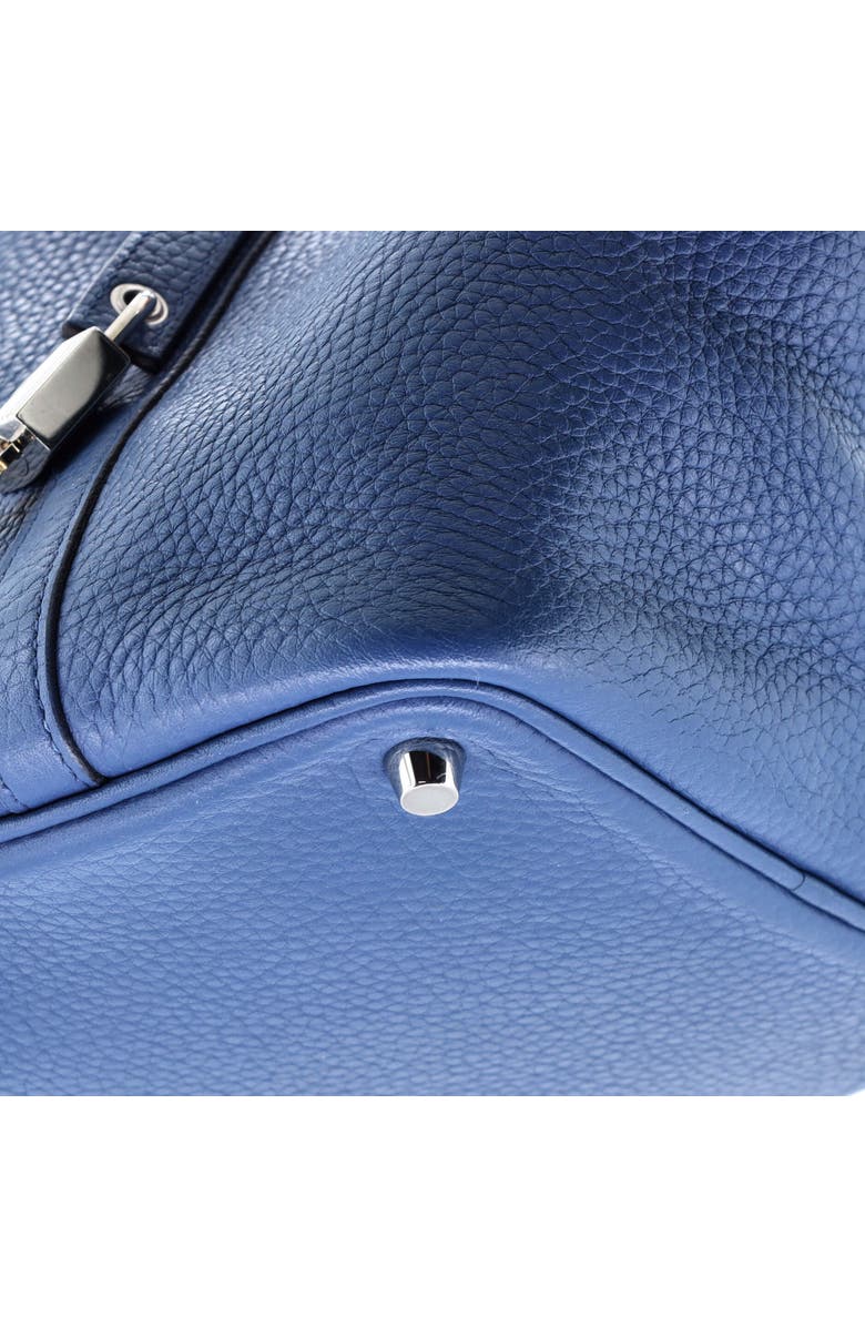 Pre-Owned Hermes Picotin Lock Bag Clemence PM, Alternate, color, Bleu Agate