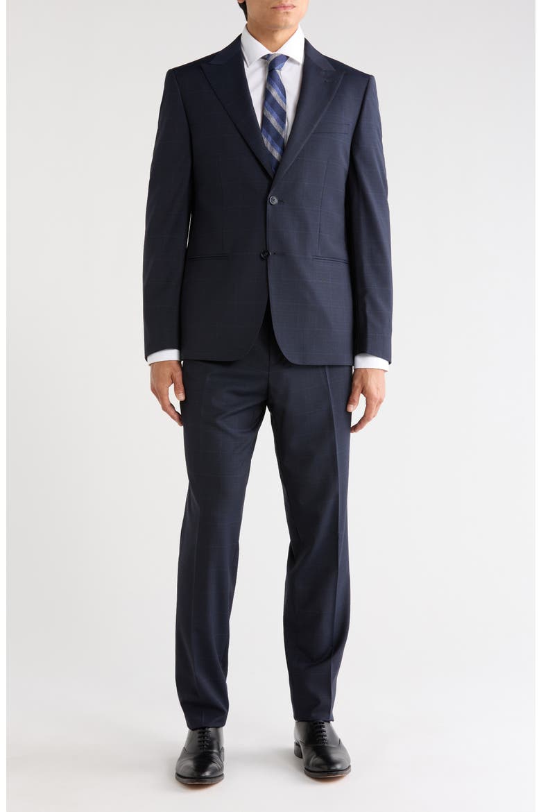 Kids' Two Button Suit Set, Main, color, NAVY