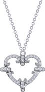 Lafonn Simulated Diamond Heart Pendant Necklace