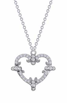 Lafonn Simulated Diamond Heart Pendant Necklace