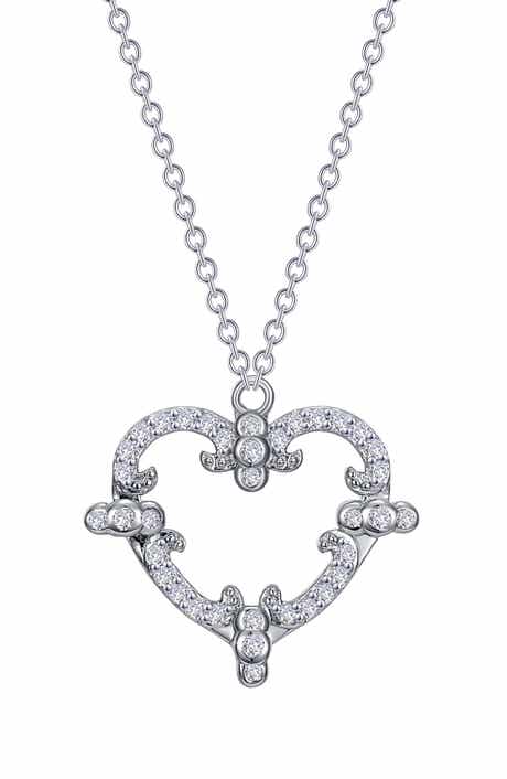 Lafonn Simulated Diamond Heart Pendant Necklace