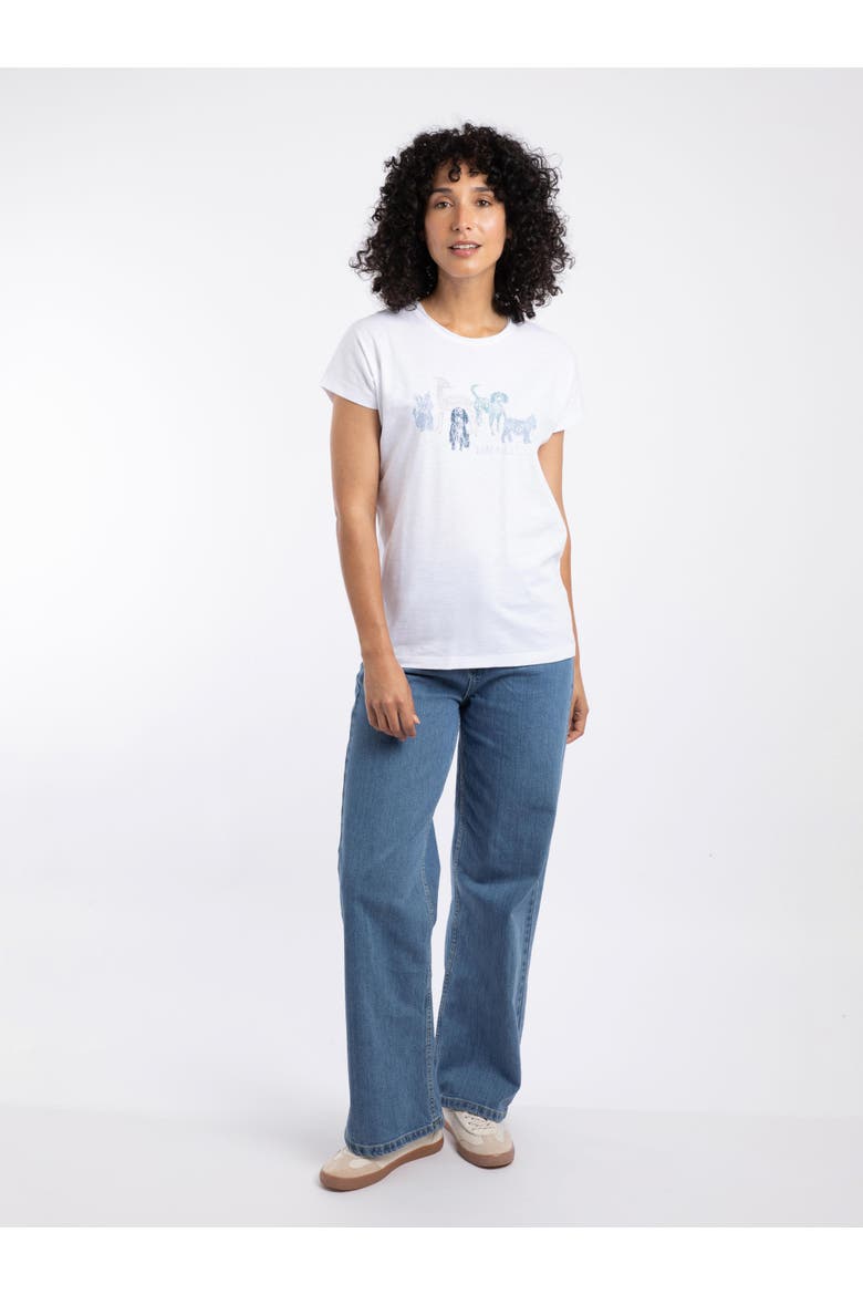 Walkies Slub T-Shirt, Alternate, color, White