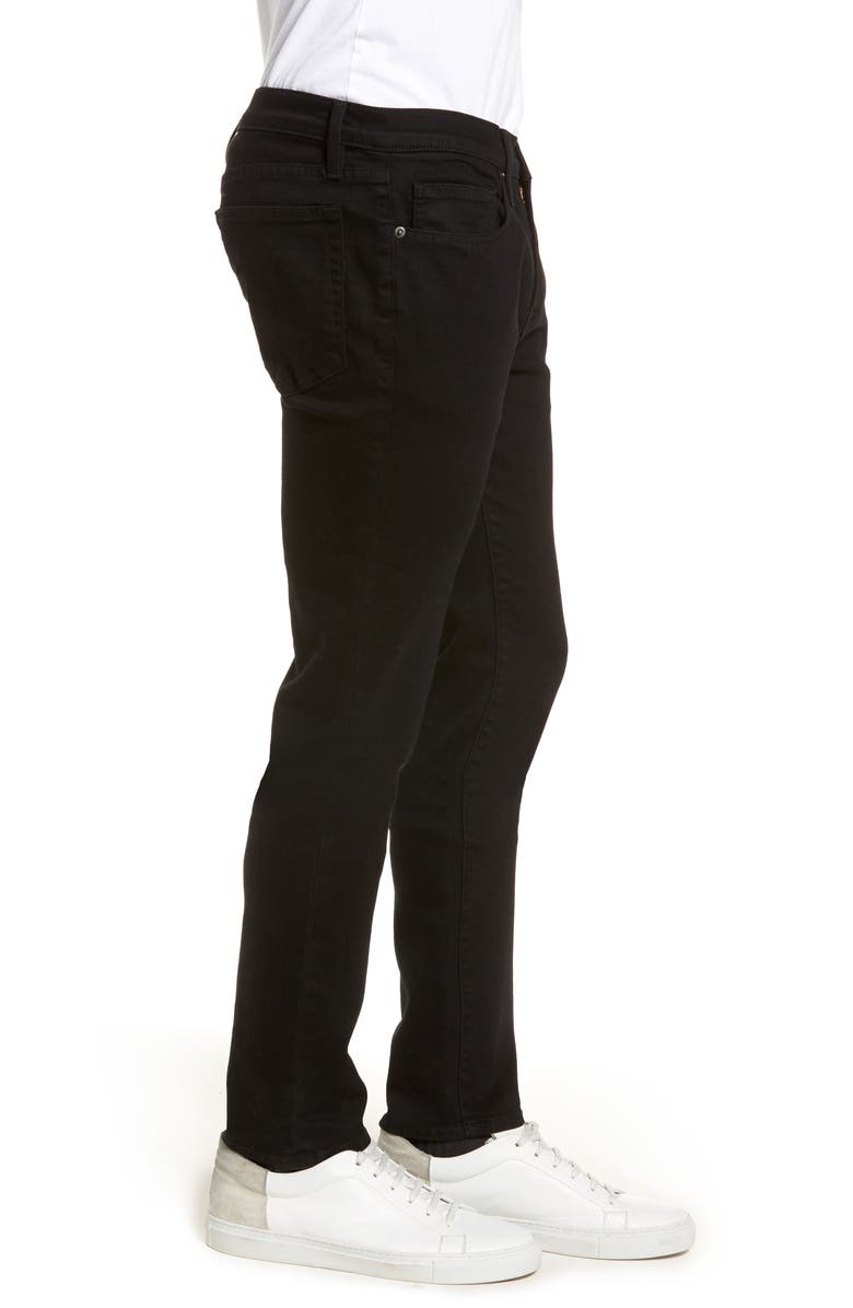 FRAME L'Homme Skinny Fit Jeans, Alternate, color, Noir
