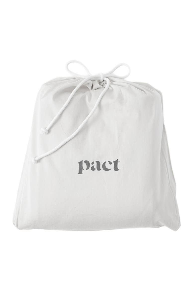Organic Cotton Organic Room Service Sateen Sheet Set, Alternate, color, White