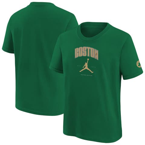 Youth Jordan Brand Kelly Green Boston Celtics Essential Cities T-Shirt