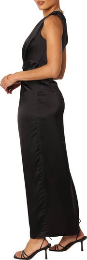 Petal & Pup Nadia One-Shoulder Satin Maxi Dress | Nordstrom Petal & Pup Nadia One-Shoulder Satin Maxi Dress | Nordstrom