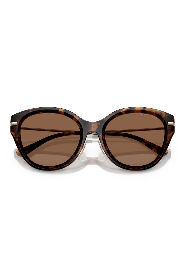 59mm Round Sunglasses, Alternate, color, DARK TORTOISE