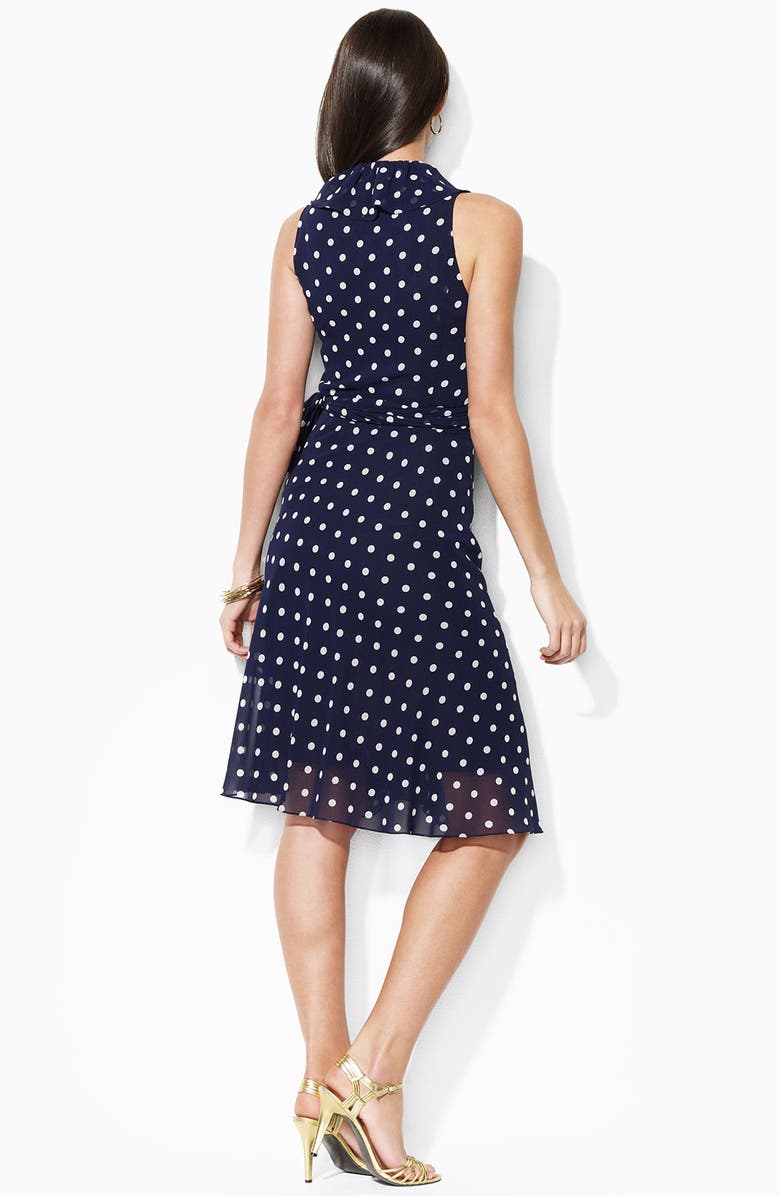 Lauren Ralph Lauren Lauren by Ralph Lauren Belted Wrap Dress, Alternate, color, 