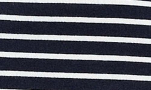 Guess Helen Stripe Long Sleeve Sweater Dress In Blue