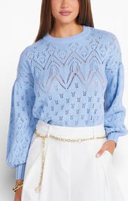 Bishop + Young Favorite Pointelle Sweater