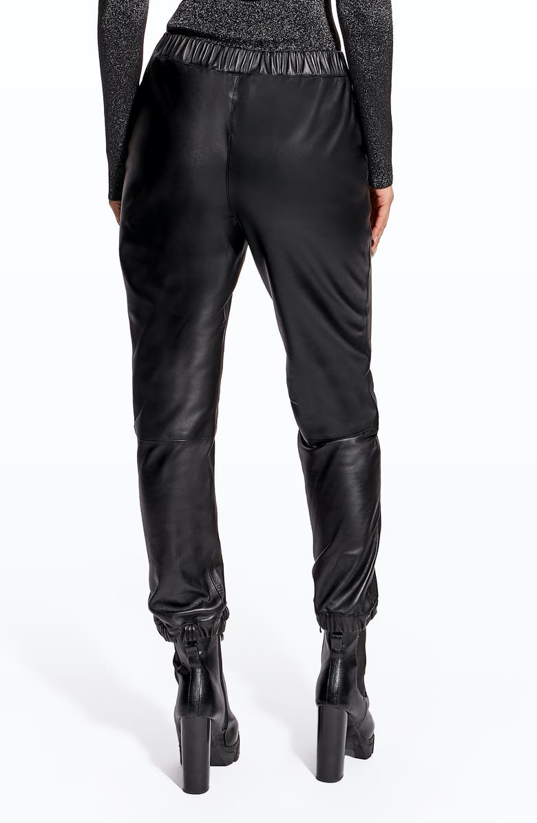 AS by DF Recycled Leather Blend Joggers, Alternate, color,