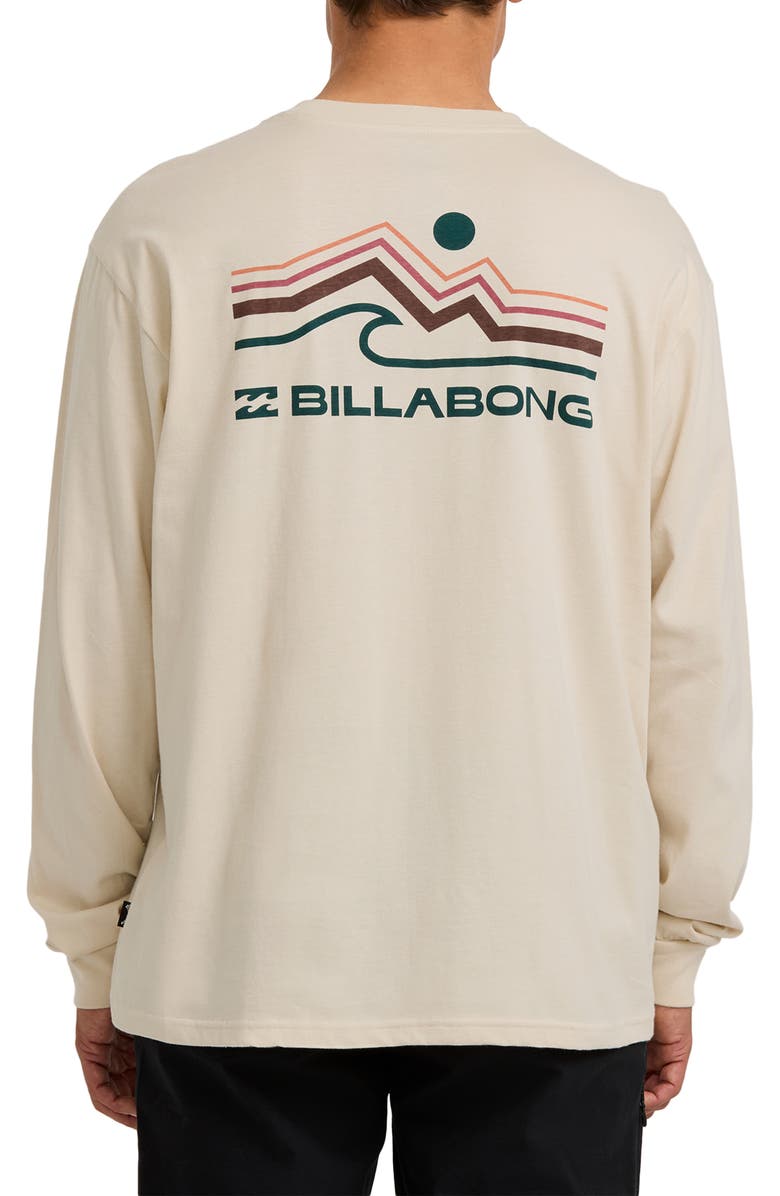Billabong Range Adventure Division Long Sleeve Organic Cotton Graphic T-Shirt, Alternate, color, Chino
