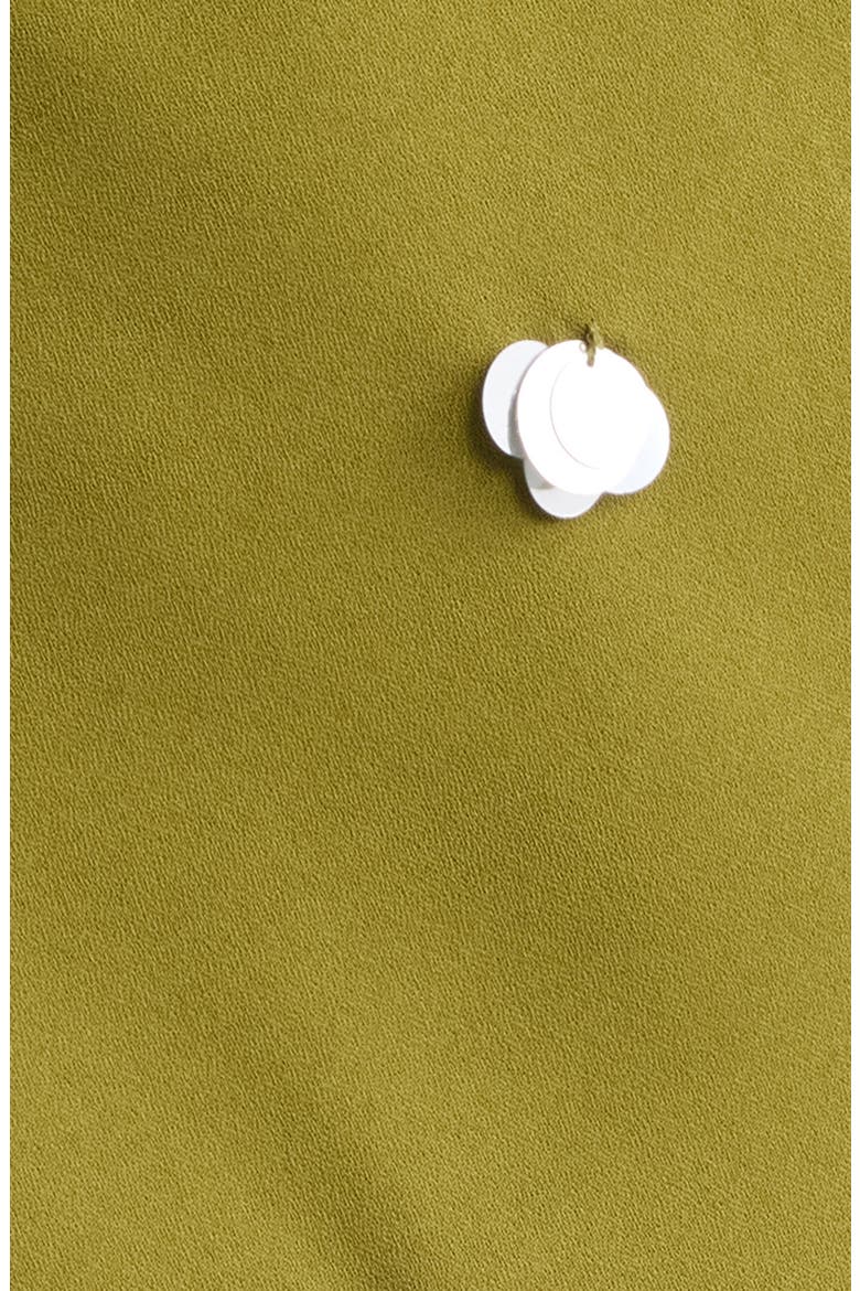 Elina Embellished Cocktail Dress, Alternate, color, PISTACHIO AND SILVER