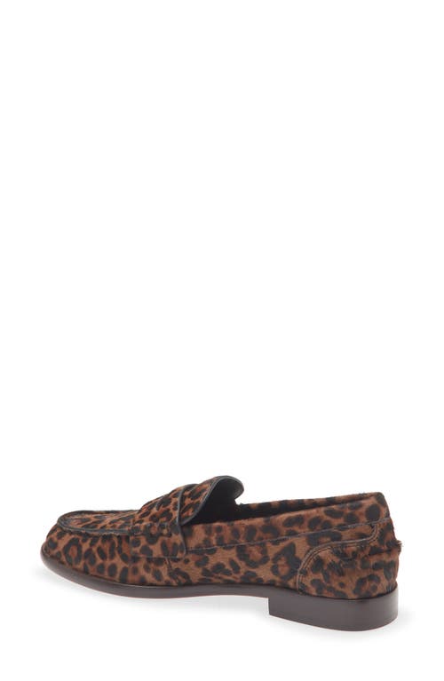 Rag & Bone Carter Genuine Calf Hair Penny Loafer In Brown