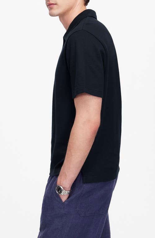 MADEWELL MADEWELL JOHNNY COLLAR HEAVYWEIGHT MESH POLO