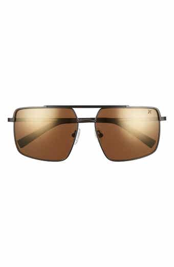 Hurley Explorer 58mm Polarized Navigator Sunglasses