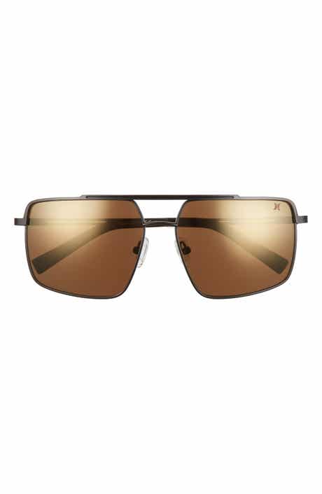 Hurley Explorer 58mm Polarized Navigator Sunglasses