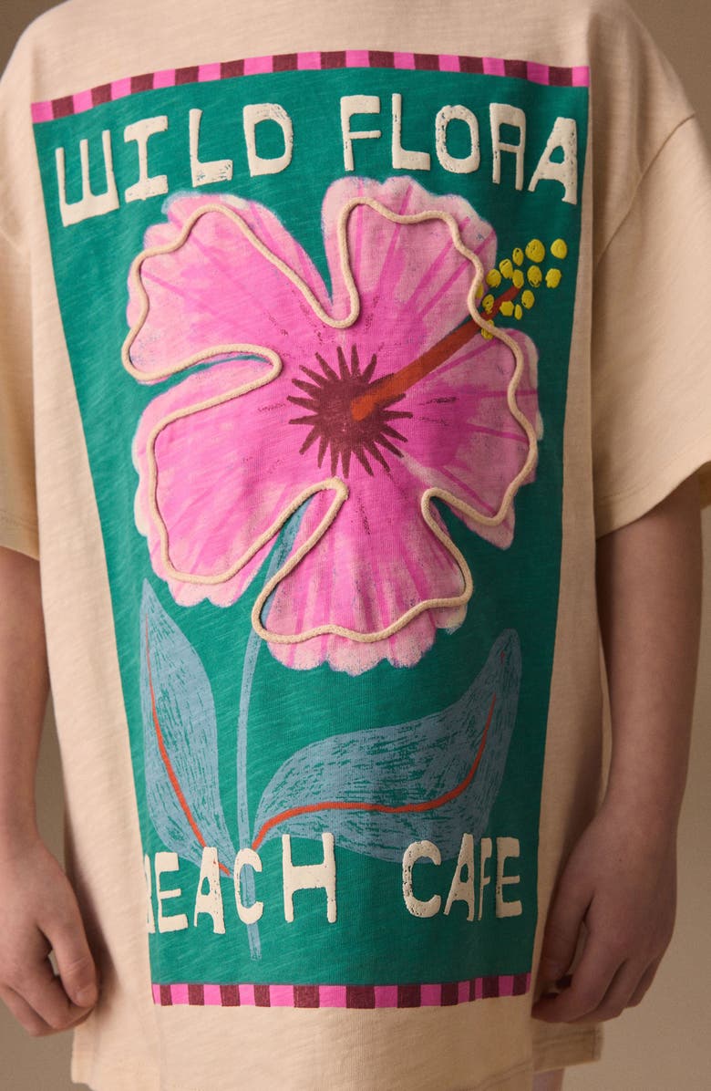 NEXT Kids' Floral Graphic T-Shirt & Leggings Set, Alternate, color, Multi