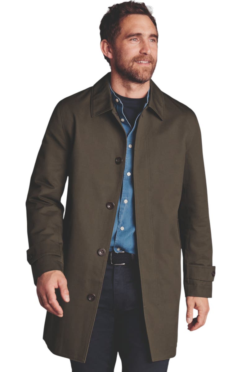 Charles Tyrwhitt Waterproof Cotton Raincoat, Main, color, 