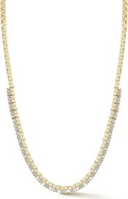 SPHERA MILANO Cubic Zirconia Two-Row Collar Necklace