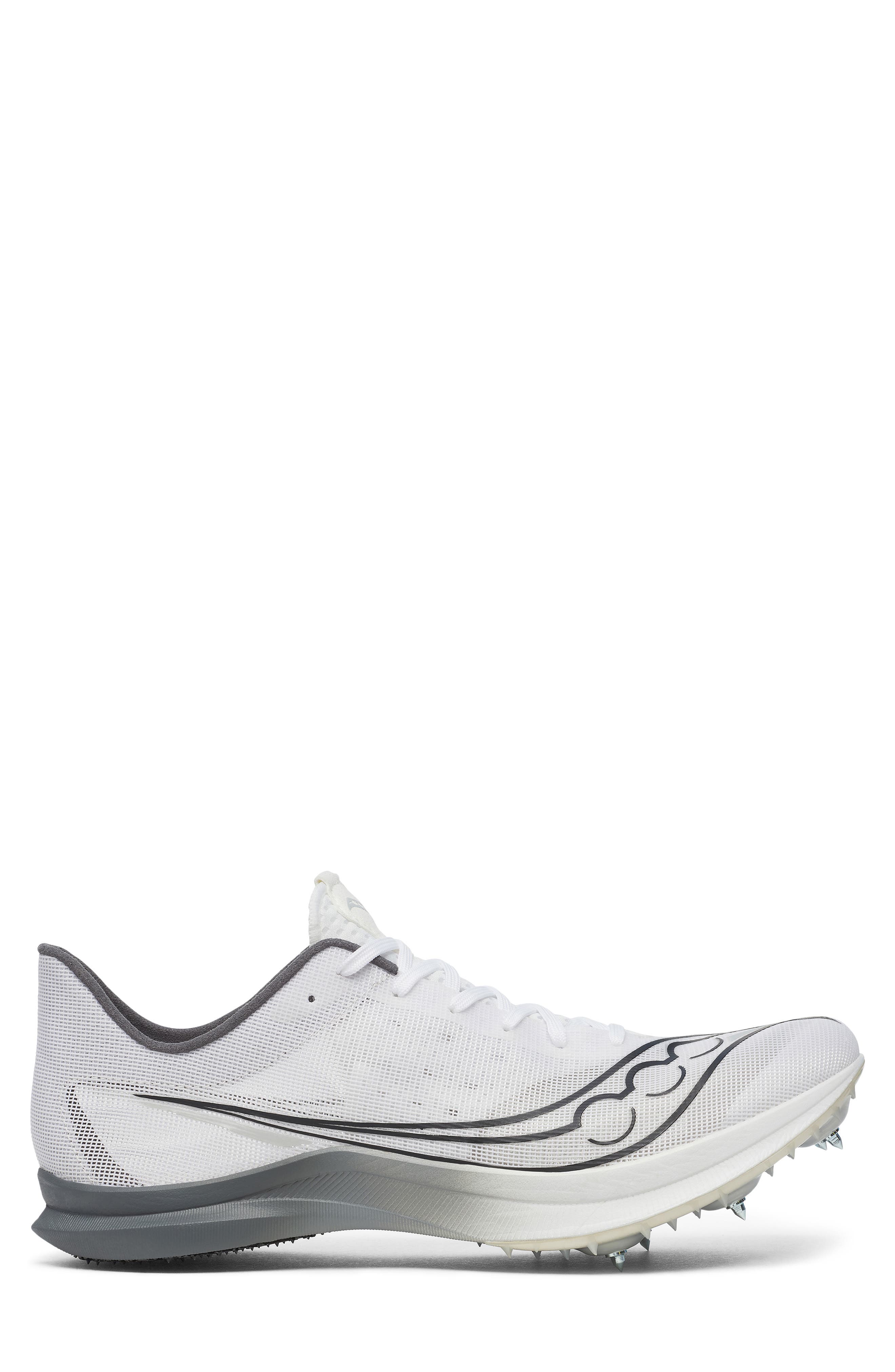 Gender Inclusive Endorphin Cheetah Running Shoe, Alternate, color, WHITE/ CARBON