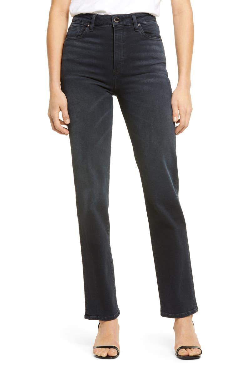 Isla High Waist Straight Leg Jeans, Main, color, MILO
