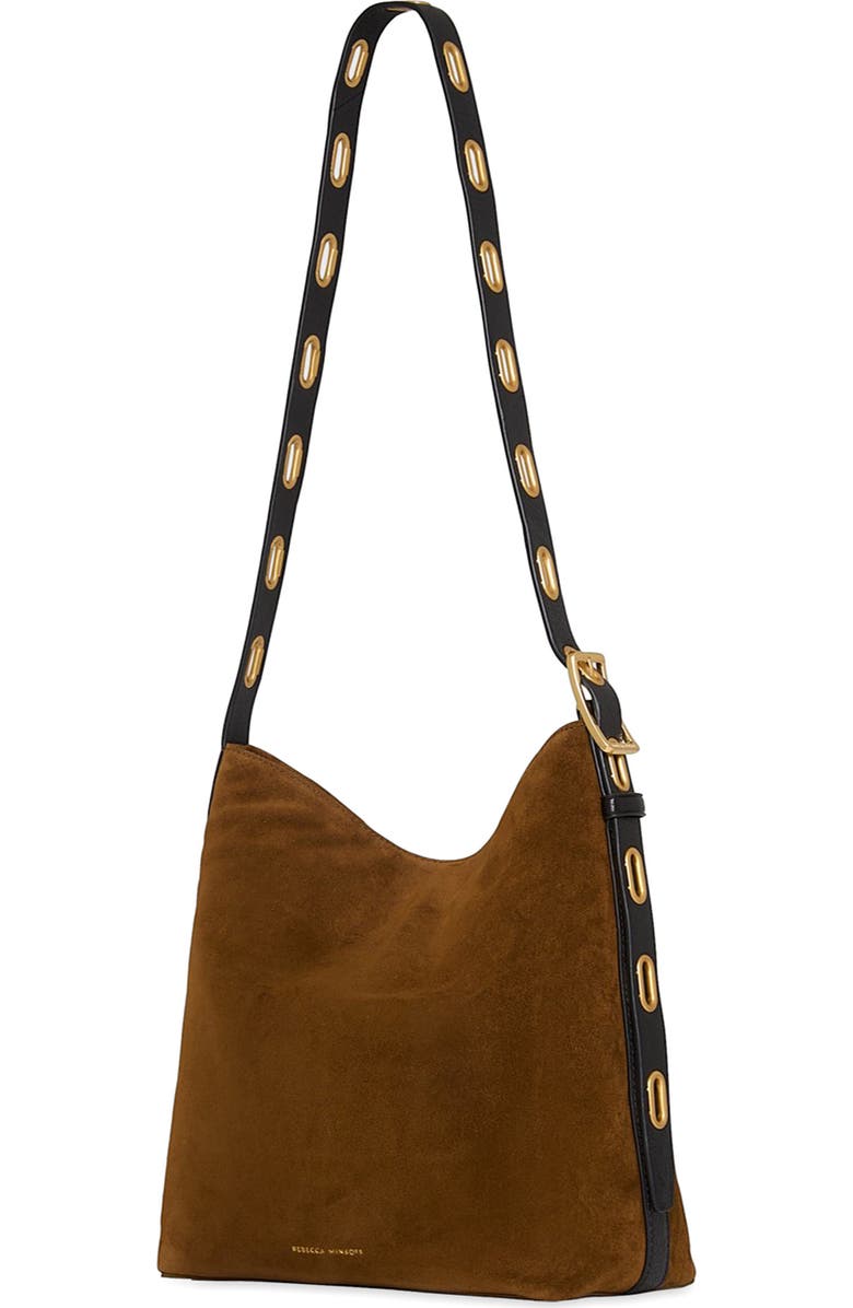 Rebecca Minkoff Crosby Bucket Shoulder Bag, Alternate, color, Vintage/ Black