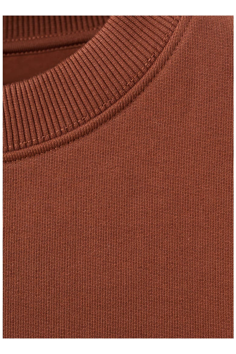 Cotton Sweatshirt, Alternate, color, RUSSET