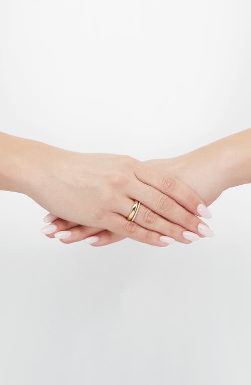 Frankie & Zoe Lab Grown Diamond Ring In Gold