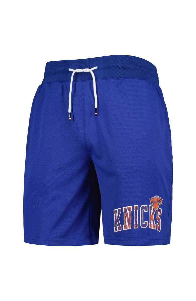 TOMMY JEANS Men's Tommy Jeans Blue New York Knicks Mike Mesh Basketball Shorts, Alternate, color, Blue