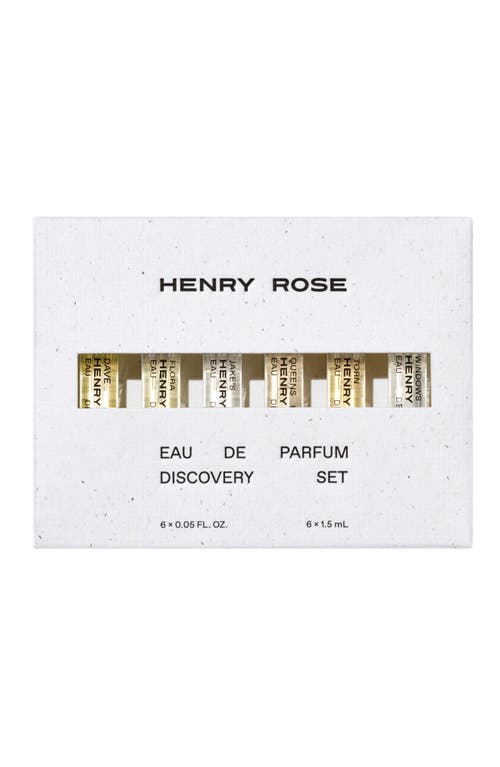 Henry Rose Fragrance Discovery Set In No Color