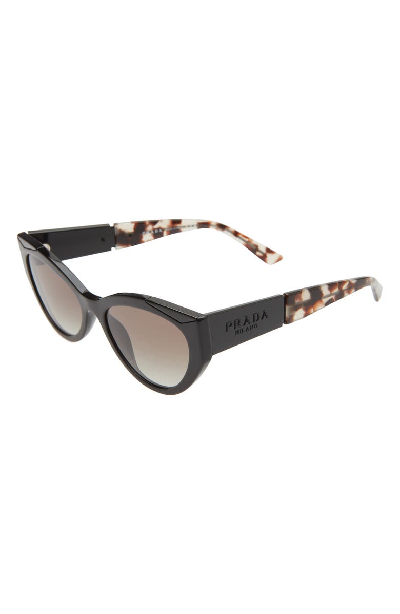 Prada 55mm Gradient Cat Eye Sunglasses, Alternate, color, 