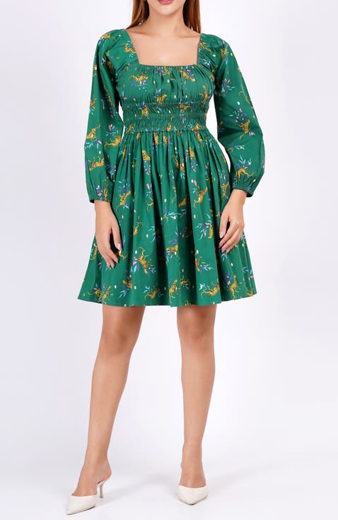 Genevieve Square Neck Mini Dress