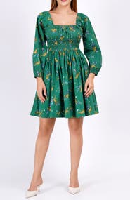 Leota Genevieve Square Neck Mini Dress