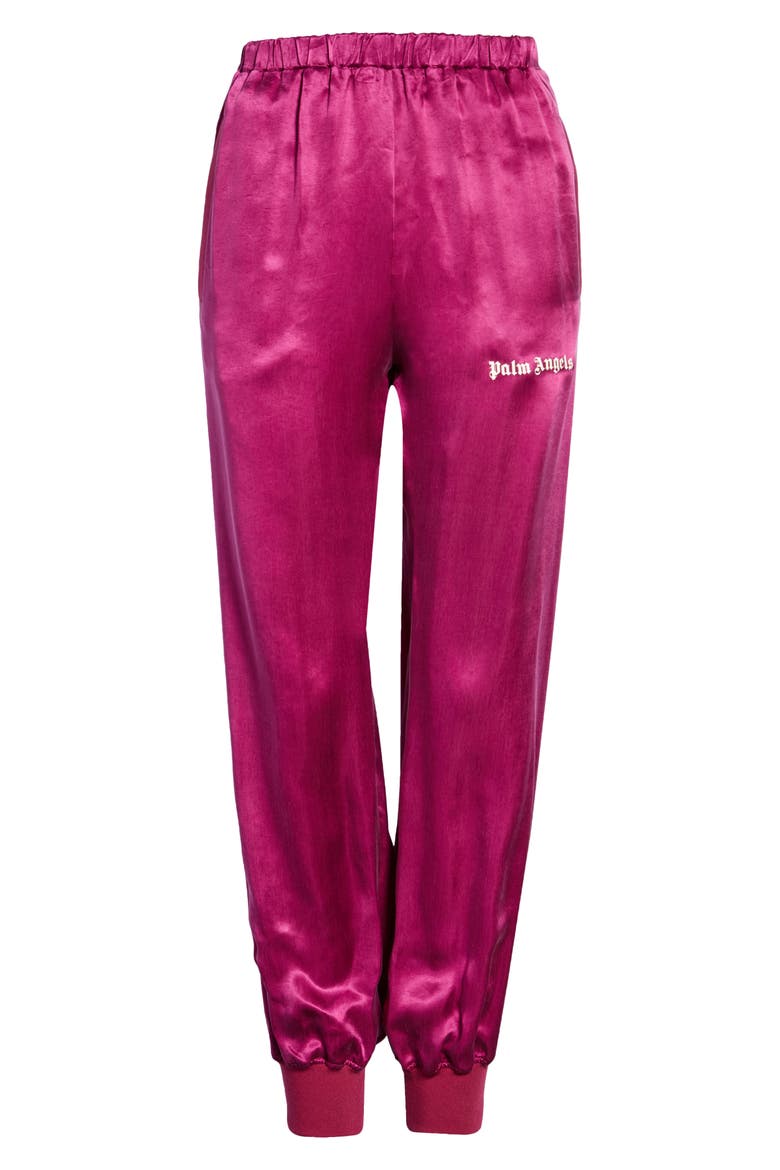 Luxury Track Pants, Main, color, BURGUNDY