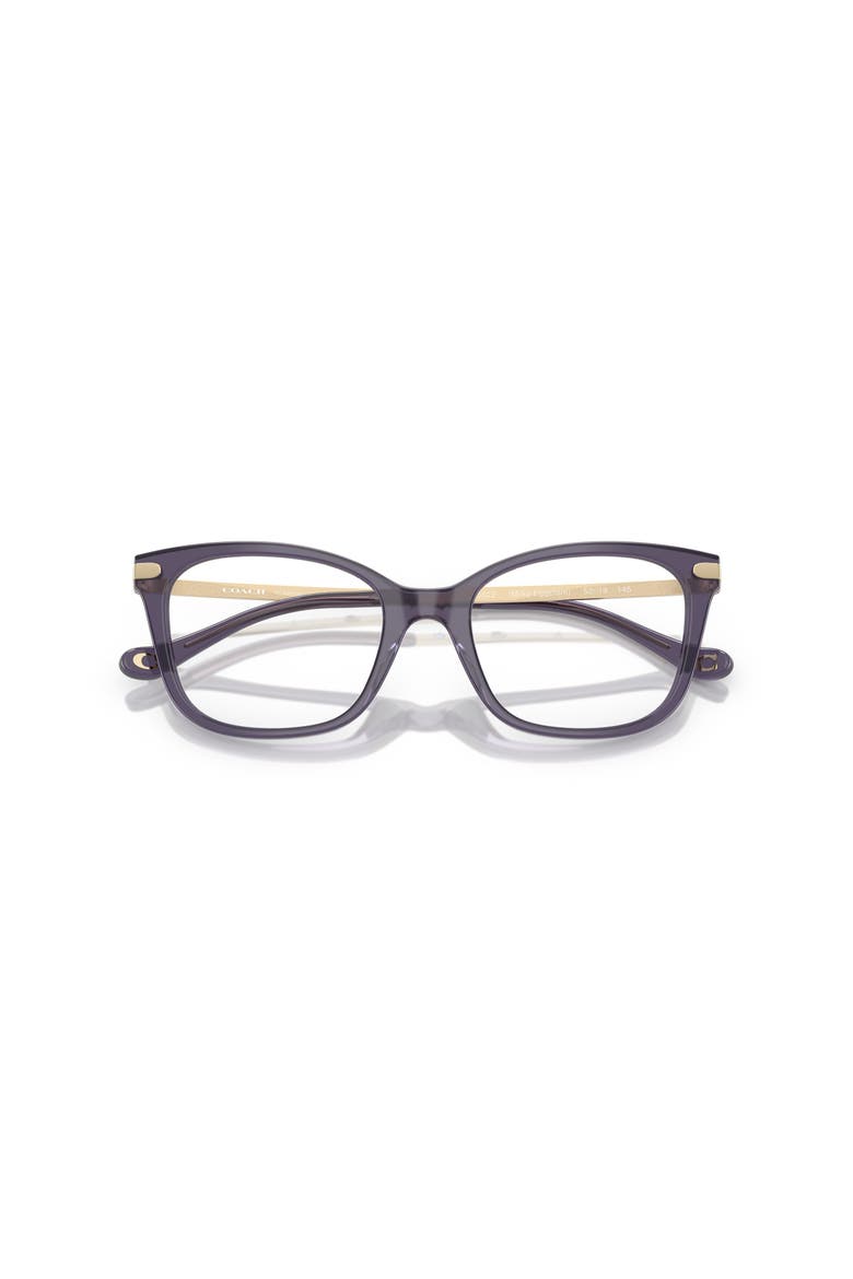 52mm Square optical glasses, Alternate, color, Violet