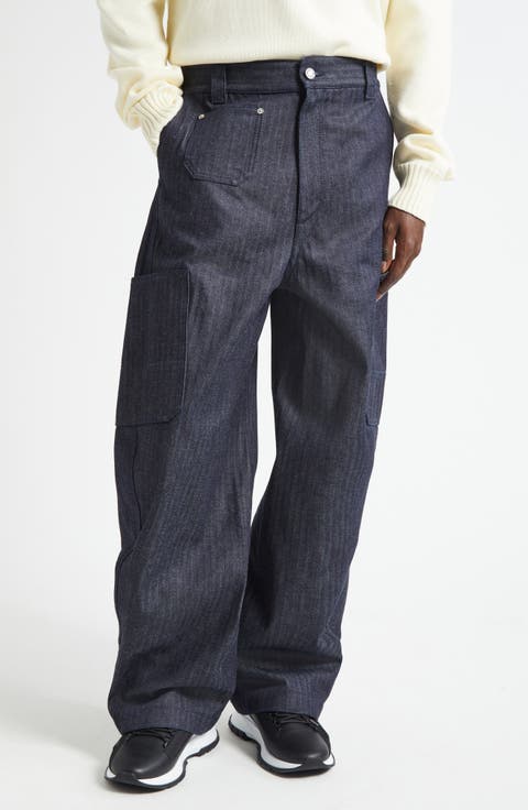 Twisted Leg Cargo Jeans