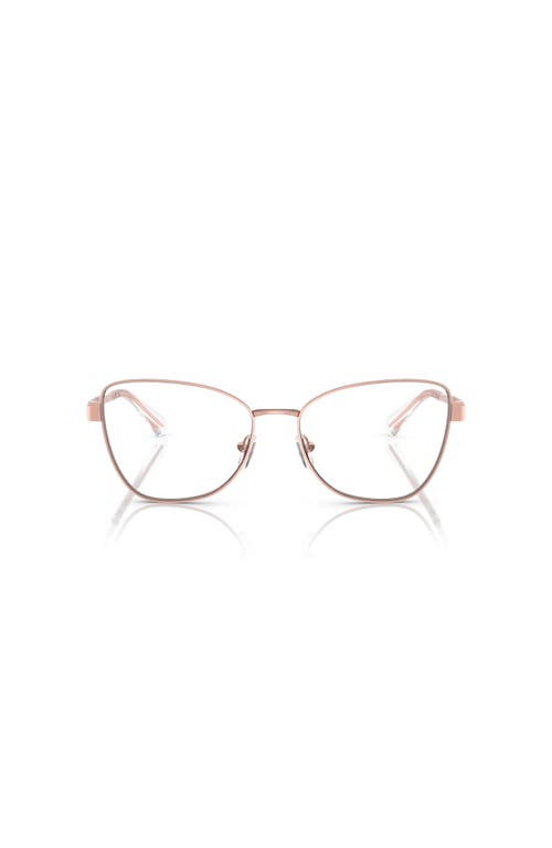 Michael Kors 56mm Butterfly Optical Glasses In Pink