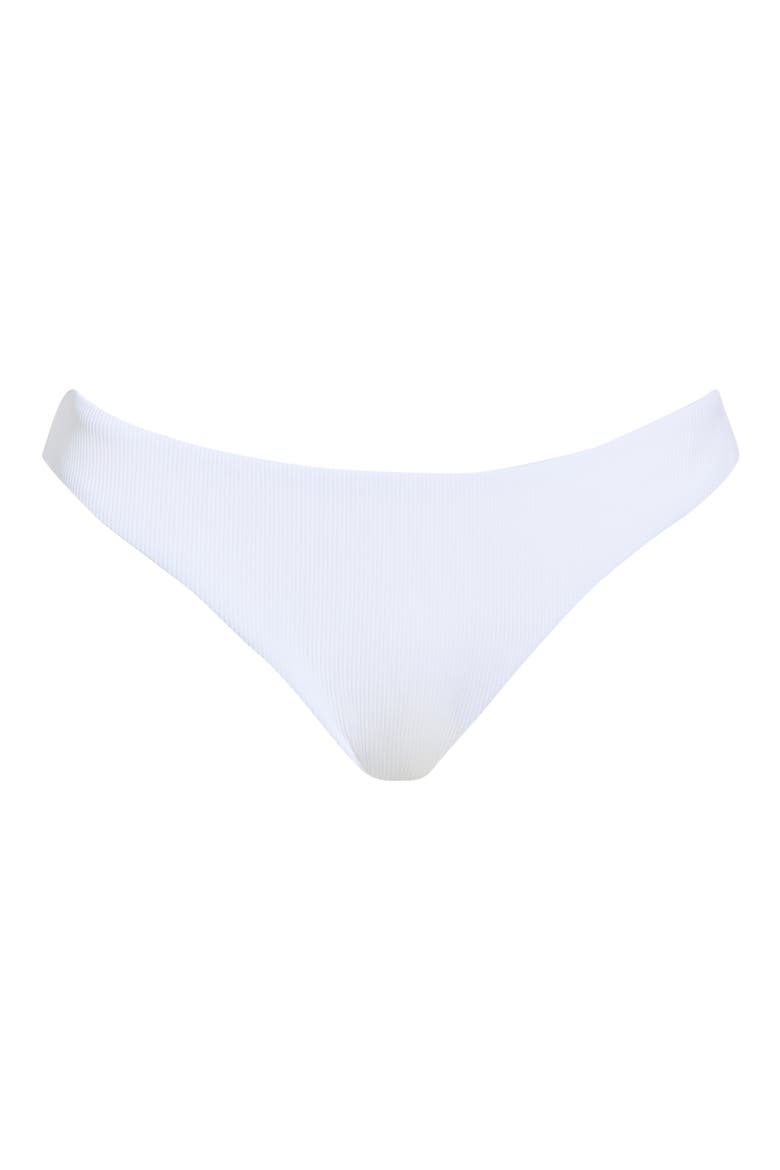 Modern Edge Hipster Bikini Bottoms, Alternate, color, VANILLA