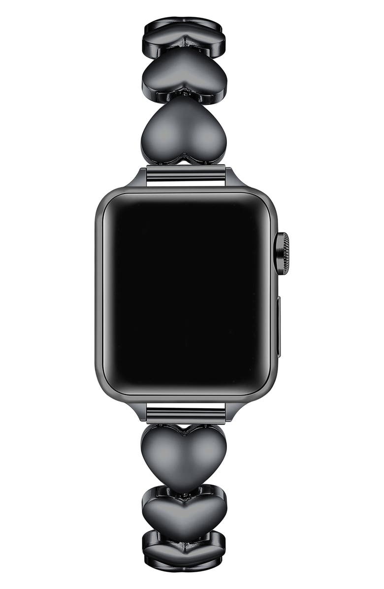 The Posh Tech Aphrodite Heart Bracelet Apple Watch<sup>®</sup> Watchband, Alternate, color, 