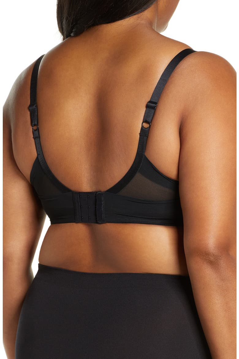 Ultimate Side Smoother Underwire T-Shirt Bra, Alternate, color, BLACK