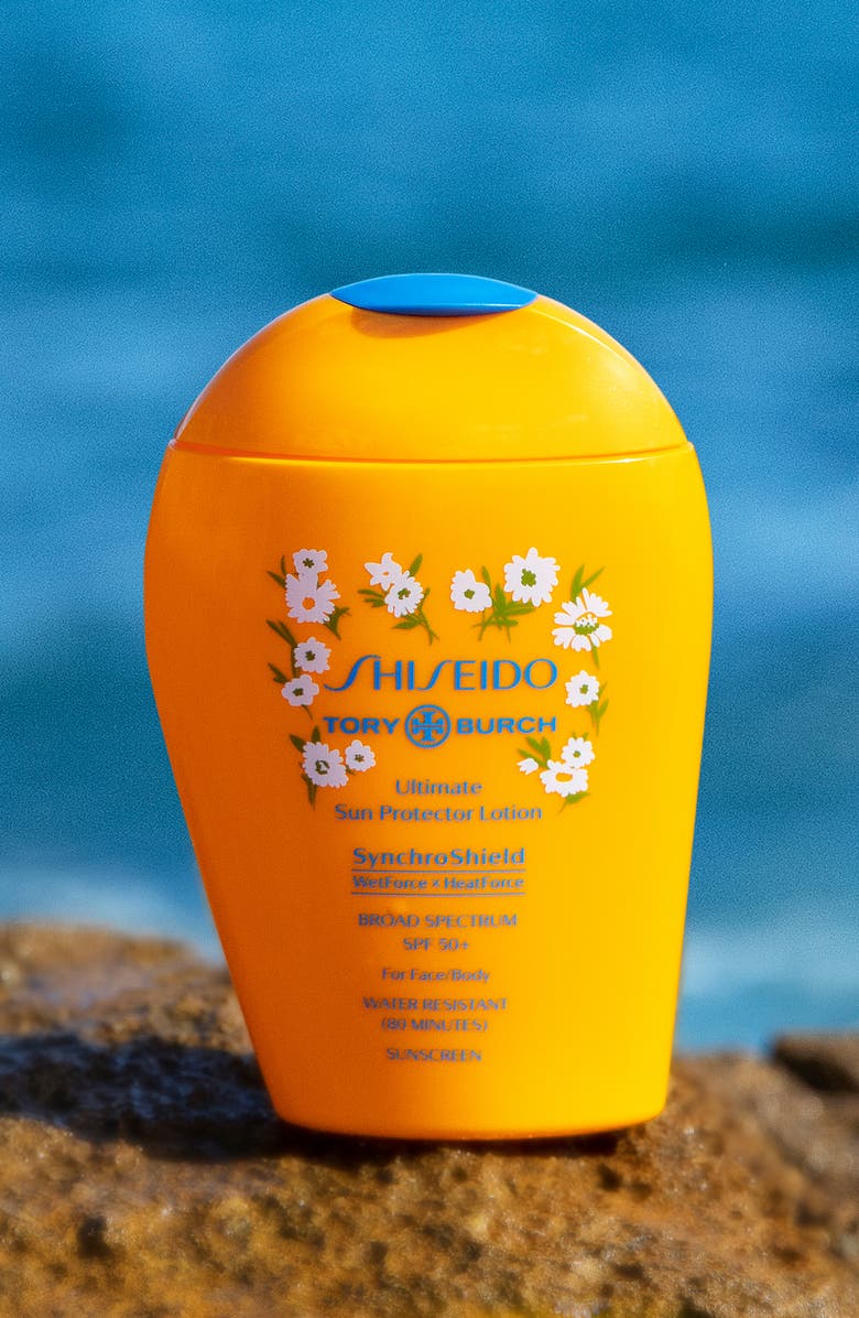 Shiseido x Tory Burch Ultimate Sun Protector Lotion Broad Spectrum SPF 50+ Sunscreen, Alternate, color, 