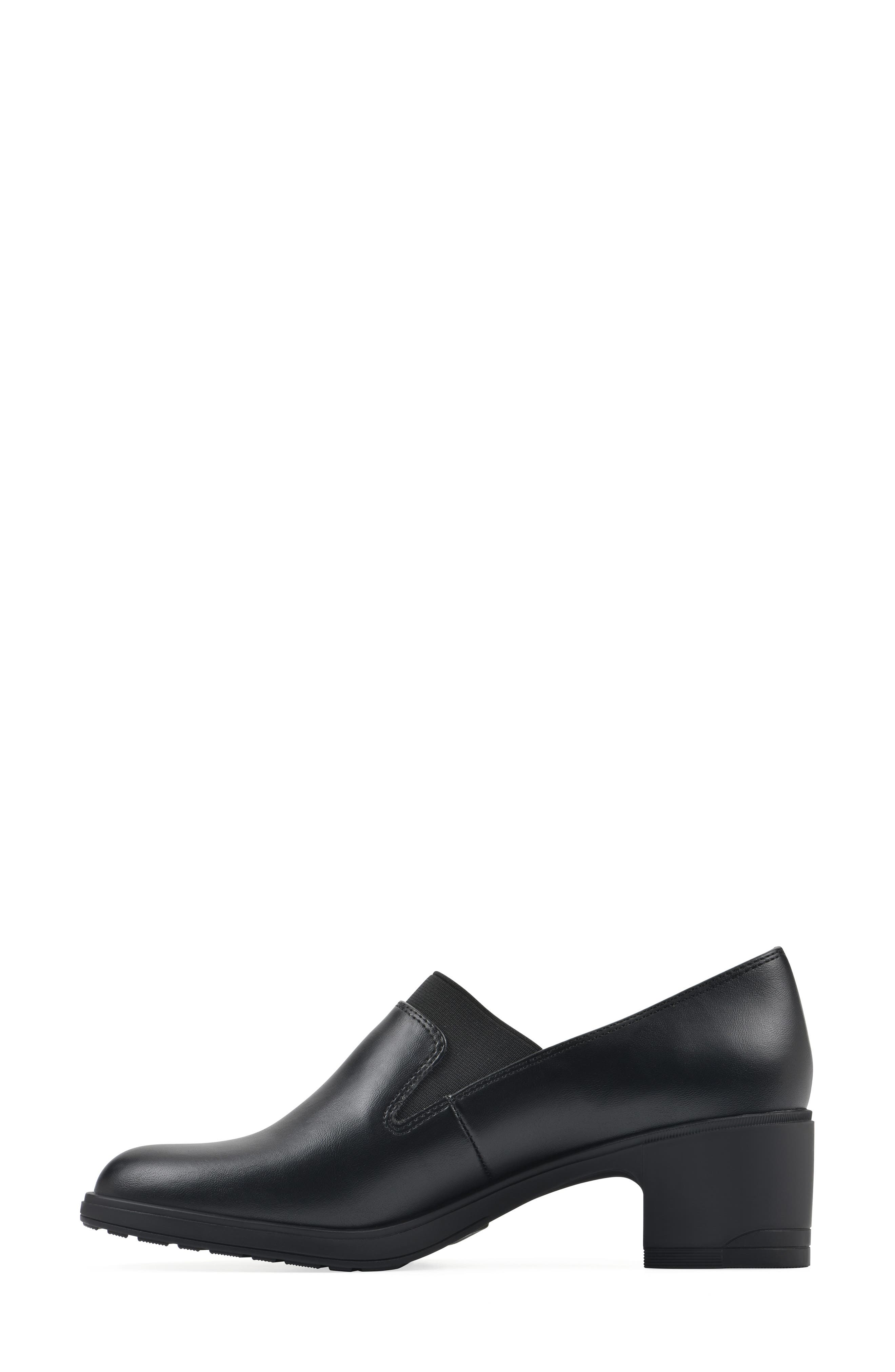CLIFFS BY WHITE MOUNTAIN Hunton Block Heel Loafer Pump - Wide Width, Alternate, color, 
