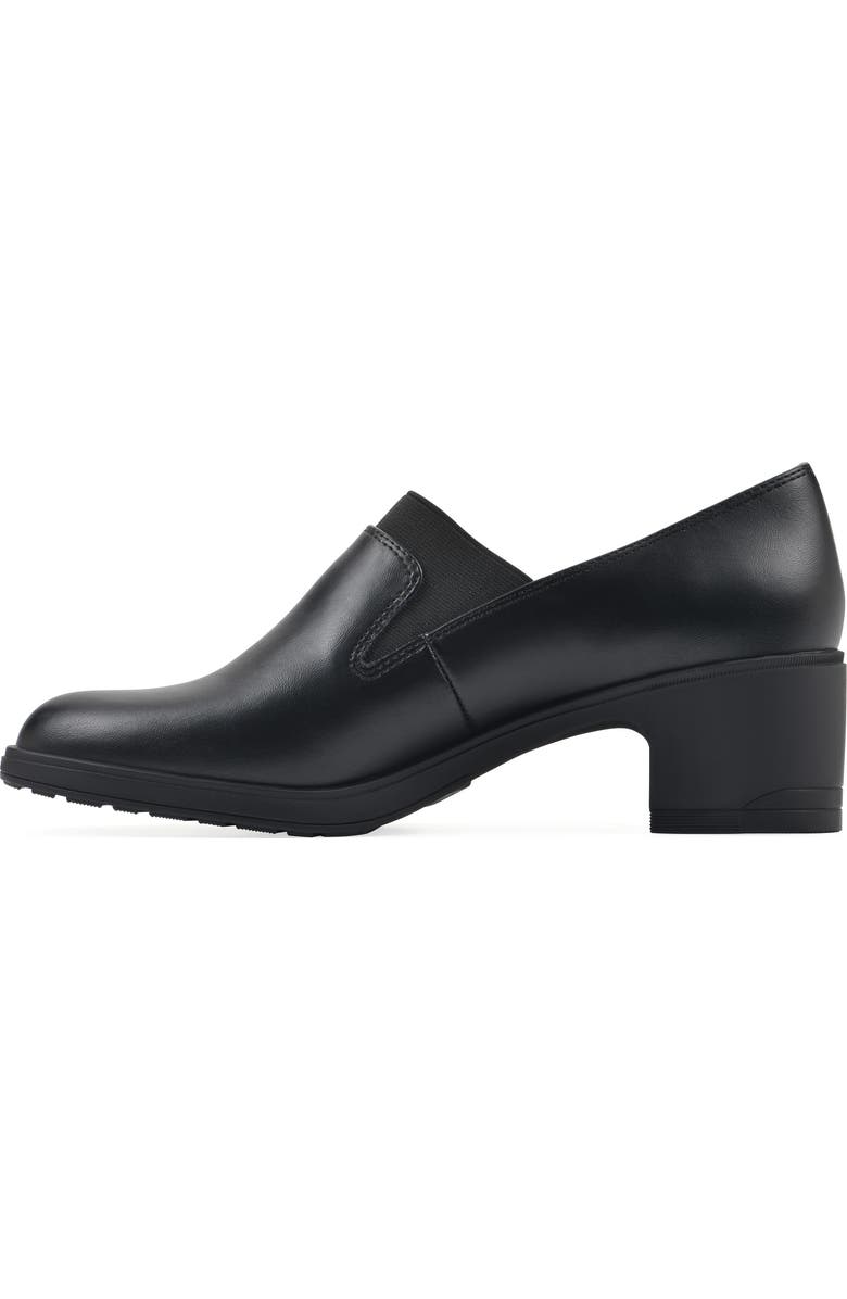 CLIFFS BY WHITE MOUNTAIN Hunton Block Heel Loafer Pump - Wide Width, Alternate, color,